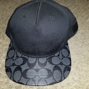Coach flat brim hat